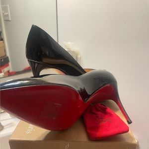 Christian Loubontin red bottom Corneille patent leather size 38